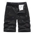 thumbnail image 1 of WREESH Men's Cargo Shorts Summer Fashion Solid Color Casual Shorts Athletic Shorts Cargo Shorts Outdoor Workout Shorts Black, 1 of 4