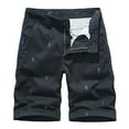 thumbnail image 1 of WREESH Men's Cargo Shorts Summer Fashion Solid Color Casual Shorts Athletic Shorts Cargo Shorts Outdoor Workout Shorts Dark Blue, 1 of 4