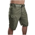 thumbnail image 1 of WREESH Men's Cargo Shorts Tactical Shorts Outdoor Mountaineering and Hiking Shorts Casual Solid Work Shorts with Pockets Green, 1 of 4