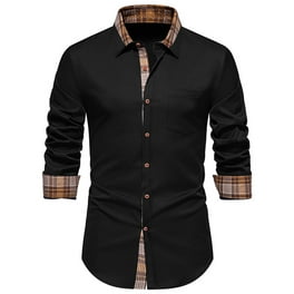 Casual Solid Patchwork Turndown Collar Tops Casual Solid Patchwork Turndown Collar Tops