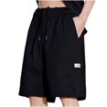 thumbnail image 1 of WREESH Men's Casual Shorts Casual Daily Outdoor Beach Lightweight and Breathable Work Shorts Beach Shorts Black, 1 of 9