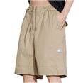 thumbnail image 1 of WREESH Men's Casual Shorts Casual Daily Outdoor Beach Lightweight and Breathable Work Shorts Beach Shorts Khaki, 1 of 9