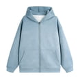 thumbnail image 1 of WREESH Men's Classic Hoodies Zip-Up Hooded Sweatshirt with Pockets, Warm Winter Jacket, Cozy Casual Streetwear, Ribbed Cuffs & Hem, 2025 Fashion Outerwear, 1 of 7