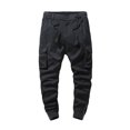 thumbnail image 1 of WREESH Men's Drawstring Sweatpants Fashion Solid Casual Elastic Waist with Pocket Trousers Sport Pants Black, 1 of 6