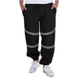 thumbnail image 1 of WREESH Men's Night Reflective Jogger Sweatpants Fashion Joggers Sports Pants Cotton Sweatpants Trousers Long Pants Black, 1 of 9