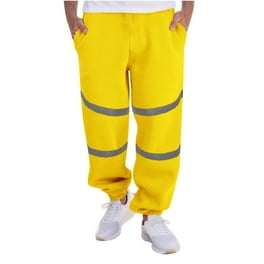 WREESH Men s Cotton Sweatpants Casual Fashion Lace Up Elastic Pants Sports Pants Gray Walmart