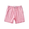 thumbnail image 1 of WREESH Men's Sweat Shorts Casual Fashion Solid Shorts Drawstring Elastic Waist Short Pants Gym Workout Shorts Pink, 1 of 4
