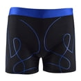 thumbnail image 1 of WREESH Men's Swim Trunks Athletic Square Leg Swimsuit Jammers Color Block Swimwear Quarter Pants Quick-Drying Swim Shorts Bathing Suits Blue, 1 of 4