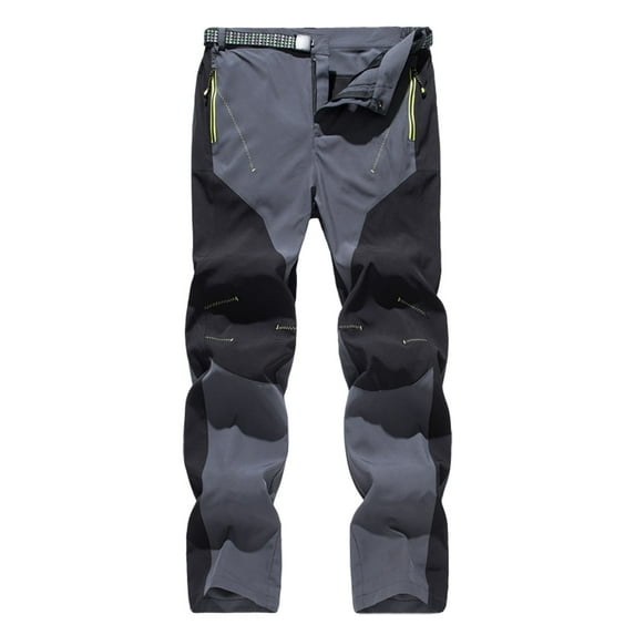 WREESH Men's Tactical Pants Contrast Color Charge Pants Summer Breathable Outdoor Sports Mountaineering Pants Trousers Gray