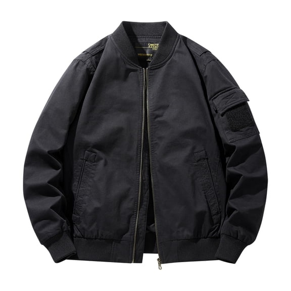WREESH Men's Utility Workwear Coat - Zippered Charging Top with Security Pockets, Waterproof Fabric for Construction