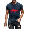 thumbnail image 1 of WREESH Mens British Flag T-Shirt UK Patriotic Shirts Gym Casual Short Sleeve Summer Tee Muscle Shirt, 1 of 5
