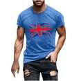 thumbnail image 1 of WREESH Mens British Flag T-Shirt UK Patriotic Shirts Gym Casual Short Sleeve Summer Tee Muscle Shirt, 1 of 5