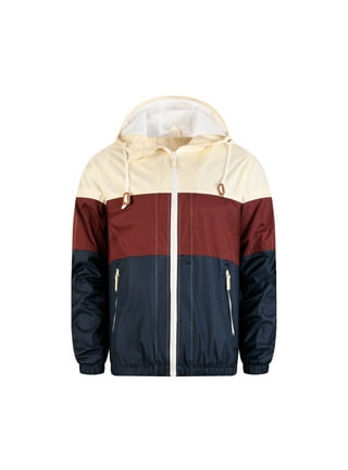 Colorblock windbreaker mens shop