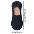 thumbnail image 1 of WREESH Socks For Men Mesh Socks Invisible Non-Slip Cotton, Breathable, Ultra Low Cut Non Slip Flat Liner For Man Black, 1 of 3