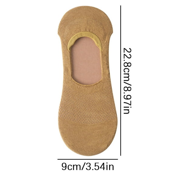 WREESH Socks For Men Mesh Socks Invisible Non-Slip Cotton, Breathable, Ultra Low Cut Non Slip Flat Liner For Man Yellow