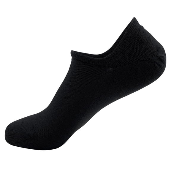 WREESH Socks For Unisex Running Socks Summer No Show Socks Low Socks Non Slip Flat Line A Pair Of Socks Black
