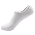 thumbnail image 1 of WREESH Socks For Unisex Running Socks Summer No Show Socks Low Socks Non Slip Flat Line A Pair Of Socks White, 1 of 4