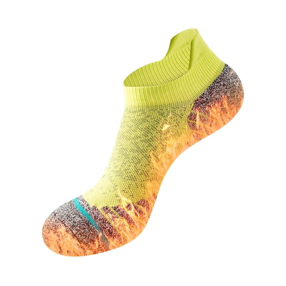 WREESH Socks For Men Running Socks Reducing And Shaping Self-Heating Health And Wellness Socks Skin Performance Ankle Brace Plantar Fasciitis Socks For Pain Relief C