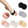 thumbnail image 1 of WREESH Socks For Women Lightweight Breathable Socks 1 Pair Fabric Forefoot Pads - Comfortable Non-Slip Corrective Toe High Heels Invisible Honeycomb White, 1 of 2