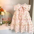 thumbnail image 1 of WREESH Toddler Girls Dress New Korean Floral Sleeveless Princess Dress 1-6 Years Pink, 1 of 8