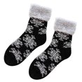 thumbnail image 1 of WREESH Unisex Christmas Stockings Long Socks Running Socks Christmas Socks Mid-Tube Thickened Coral Fleece Socks Casual Solid Color Coral Fleece Socks Home Socks A, 1 of 4