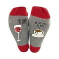 thumbnail image 1 of WREESH Unisex Christmas Stockings Long Socks Running Socks Winter Cotton Socks For Men And Mid Tube Socks Ins Fashion Colored Breathable Socks Gray, 1 of 4