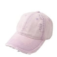 thumbnail image 1 of WREESH Unisex Classic Baseball Cap Adjustable Low-Profile Unconstructed Plain Cap for Men and Women Purple, 1 of 4