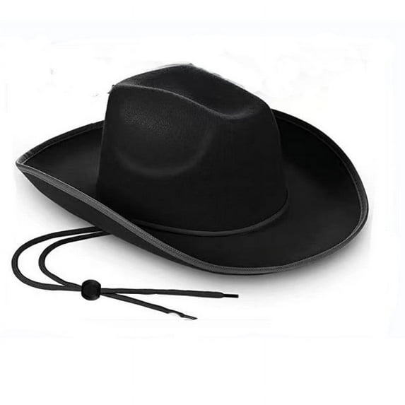 WREESH Unisex Cowboy Hat New Trend Irish St. Patrick's Day Celebration Hat for Men Women Black