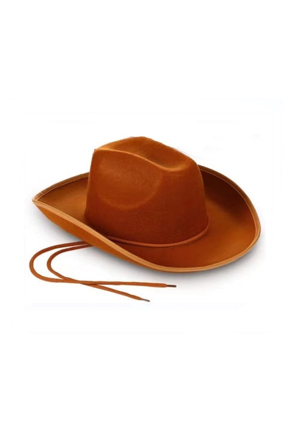 WREESH Unisex Cowboy Hat New Trend Irish St. Patrick's Day Celebration Hat for Men Women Brown