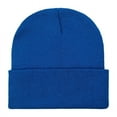 thumbnail image 1 of WREESH Unisex Knit Beanie Winter Hat Classic Solid Color Knitted Hat Cap for Women and Men Blue, 1 of 3