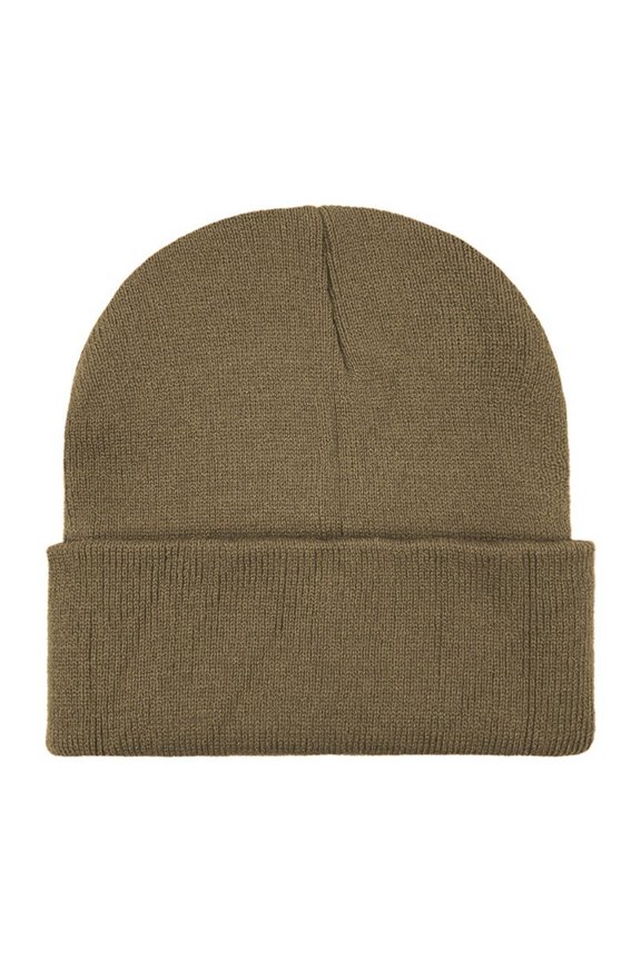 Unisex Knitted Beanie Winter Hat, Knitted Hat Cap for Women and Men Gold