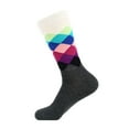 thumbnail image 1 of WREESH Unisex Long Socks Running Socks Fashion Trend Diamond Medium Tube Socks Fashionable And Comfortable Socks B, 1 of 4