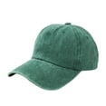 thumbnail image 1 of WREESH Unisex Plain Baseball Cap Adjustable Classic Low Hat Unconstructed for Men and Women Green, 1 of 4