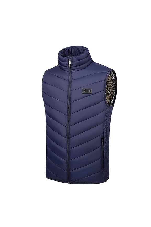 Unisex Pro Heated Vest - 11-Zone Electric Heating System, Windproof Winter Vest for Snowboarding, Camping & Cold Weather