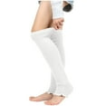 thumbnail image 1 of WREESH Women Fashion Leg Warmers Knit Set Woolen Warm Knitted Socks Yoga Leggings Over-The-Knee Socks Stockings Winter Heap Socks Foot Warmers White, 1 of 9