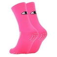 thumbnail image 1 of WREESH Women Fashion Long Socks Running Socks Men Middle Canister Socks Wear-Resistant Ride Cycling Running Hot Pink, 1 of 3