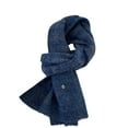 thumbnail image 1 of WREESH Women's Extra-Long Fashion Scarves Soft Skin-Friendly Thickening Warm Leisure Wear Dark Blue, 1 of 4