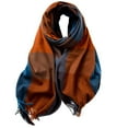 thumbnail image 1 of WREESH Women's Fashionable Soft Skin-Friendly Wool Blanket, Warm and Comfortable Winter Scarf Brown, 1 of 4