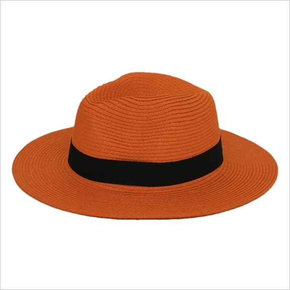 WREESH Women's Fisherman Sun Hat Packable Stylish Wide Brim Sun Protection Summer Hat Bucket Hats Orange