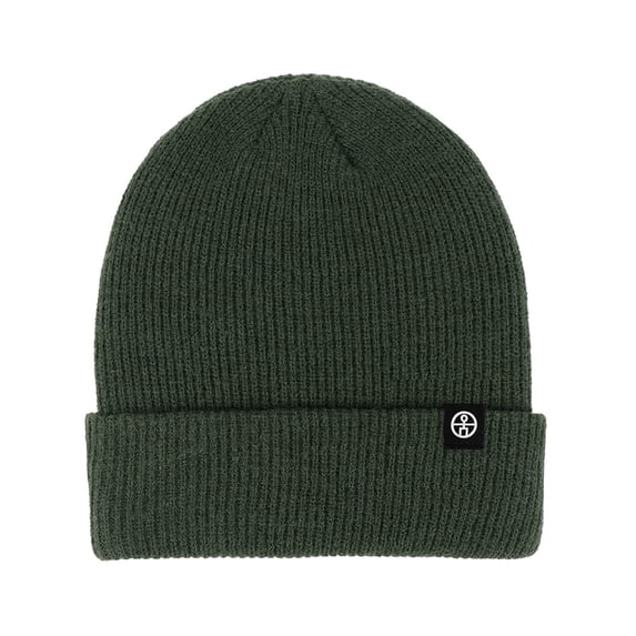 WREESH Women's Winter Beanie Hat Solid Color Windproof and Cold Proof Woolen Hat for Outdoor Ear Protection and Warmth Olive Green