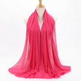thumbnail image 1 of WREESH Women's Winter Comfort Stole, Pearl Hijab Lightweight Fashion Hair Scarf for Winter Warmth Hot Pink, 1 of 2