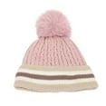 thumbnail image 1 of WREESH Women's Winter Printed Beanie Scarf With Warmth and Fleece Protection, Thick Hat and Scarf Set Pink, 1 of 4