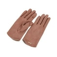 thumbnail image 1 of WREESH Women's Winter Solid Color Warm Touchscreen Gloves Thick, Soft, Fleece, and Comfortable Knit Gloves Khaki, 1 of 4