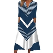 Blue Flare Dress