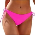thumbnail image 1 of WREESH Womens Bikini Bottoms Cheeky Swimsuit Bathing Suit Bottoms Bikini Swim Shorts Bottom Swimsuit Bathing Pink, 1 of 9
