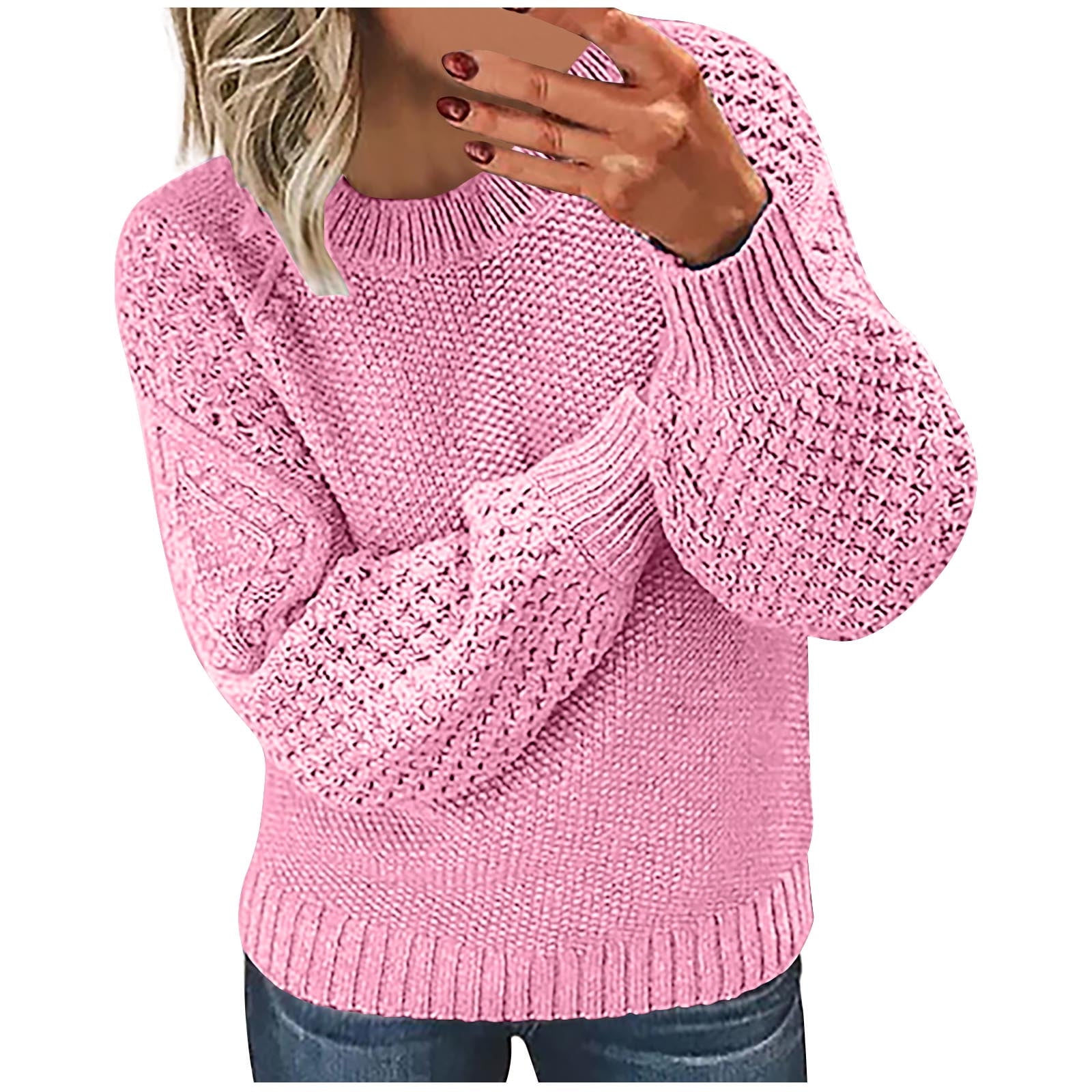 Silk Crew Neck Sweater