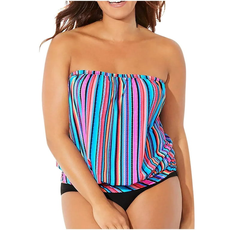 Strapless swim dress plus size outlet
