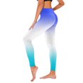 thumbnail image 1 of WREESH Womens Yoga Pants Stretch Yoga Leggings Fitness Running Gym Sports Full Length Active Pants Yoga Full Length Pants Blue, 1 of 5