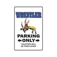 thumbnail image 1 of WRESTLER Aluminum Sign wrestle sports athlete coach high school college wrestling | Indoor/Outdoor | 24" Tall, 1 of 4