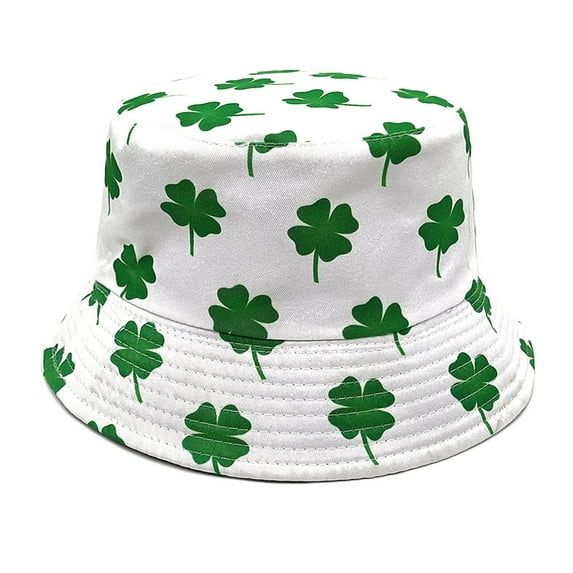 WRFWUL St Patricks Day Bucket Hat for Men and Women Funny St Pattys Irish Green Shamrock Hats